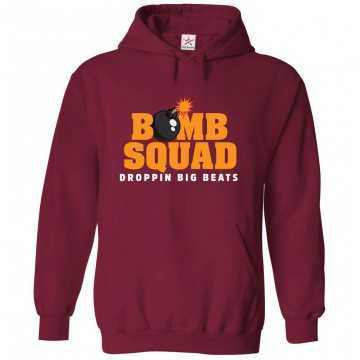 Bomb Squad Droppin Big Beats Classic Unisex Kids and Adults Pullover Hoodie for Gaming Lovers Bomb Squad Droppin Big Beats Classic Unisex Kids and Adults Pullover Hoodie for Gaming Lovers